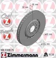 Remschijf Formula Z rechts 100330875