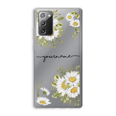 Daisies: Samsung Galaxy Note 20 / Note 20 5G Transparant Hoesje