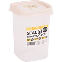 Wham - Opbergbox Seal It 980 ml Set van 3 Stuks - Polypropyleen - Transparant - thumbnail