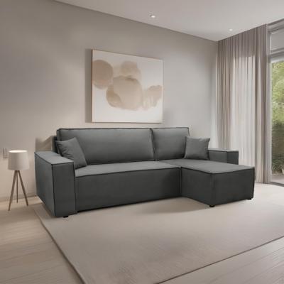 Hoekbank Velvet Karlo - Universeel - Slaapbank met opbergruimte