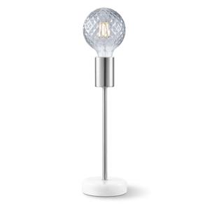 Tafellamp Cava Marble - Geborsteld staal
