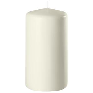 Enlightening Candles Cilinder/stompkaars - ivoor wit - D6 x H8 cm - 27 branduur