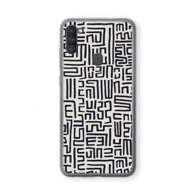 Moroccan Print: Samsung Galaxy A11 Transparant Hoesje