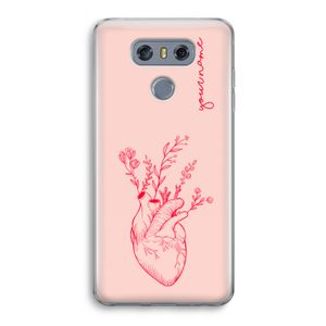 Blooming Heart: LG G6 Transparant Hoesje