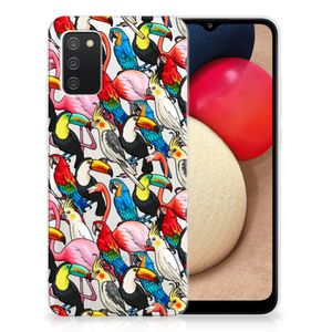 Samsung Galaxy A02s TPU Hoesje Birds