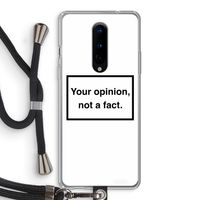 Your opinion: OnePlus 8 Transparant Hoesje met koord