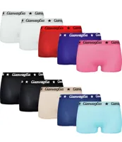 Gianvaglia 10-pak dames shorts - Plain - Multipack vrouwen boxershorts katoen - Voordeelverpakking