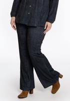 Yoek Pantalon bootleg DENIM | Zwart | Maat 50/52