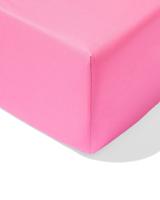 HEMA Hoeslaken 160x200cm zacht katoen felroze (felroze)
