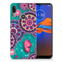 Motorola Moto E6 Plus | Hoesje maken | Cirkels en Vlinders