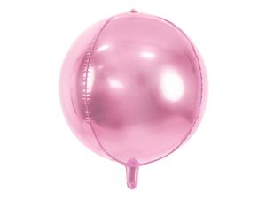 Folie Ballon Bal Metallic Lichtroze 40cm