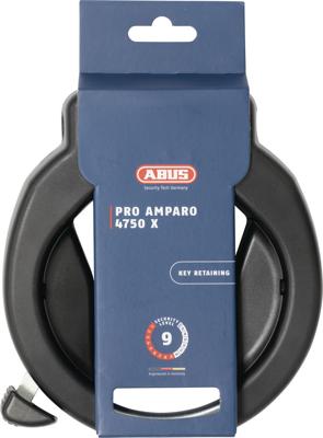 Abus Pro Amparo 4750X ART2 Fietsslot, Zwart