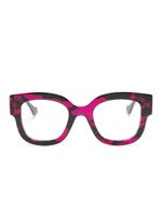 Gucci Eyewear lunettes de vue à effet écaille de tortue - Violet