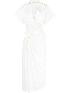 Christopher Esber robe-chemise Comosum Clash - Blanc