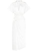 Christopher Esber robe-chemise Comosum Clash - Blanc - thumbnail