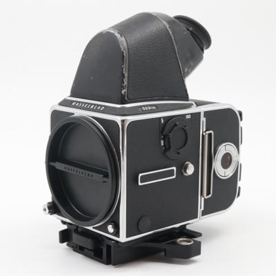 Hasselblad 503CW body + A12 back + NC-2 prismazoeker occasion