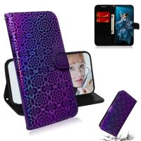 Voor Huawei Honor 20 effen kleur kleurrijke magnetische Buckle horizontale Flip PU lederen draagtas met houder & kaartsleuven & portemonnee & Lanyard