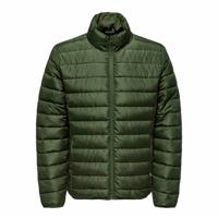 Heren Sportjas Only & Sons Onsbrody Quilt Vd Olijf - Maat: L