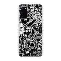 Vexx Black Mixtape: Volledig geprint Samsung Galaxy S20 Hoesje