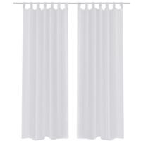 Witte Vitrage 140 x 225 cm 2 stuks Witte Vitrage 140 x 225 cm 2 stuks