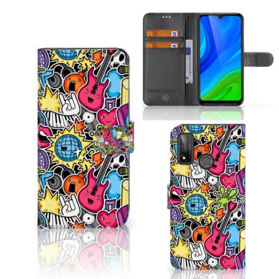 Huawei P Smart 2020 | Wallet Case | met Pasjes | Punk Rock