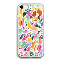 Watercolor Brushstrokes: iPhone 7 Transparant Hoesje