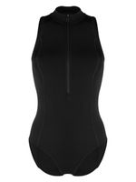 Y-3 maillot de bain à col montant zippé - Noir