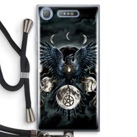 Sinister Wings: Sony Xperia XZ1 Transparant Hoesje met koord