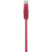 Renkforce RF-5043840 RJ45 Netwerkkabel, patchkabel CAT 5e U/UTP 1.00 m Rood Snagless 1 stuk(s) - thumbnail