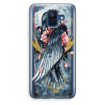 Golden Raven: Samsung Galaxy A6 (2018) Transparant Hoesje