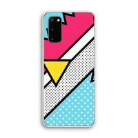 Pop Art #3: Samsung Galaxy S20 Transparant Hoesje