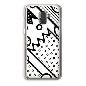 Pop Art #4: Samsung Galaxy A8 (2018) Transparant Hoesje
