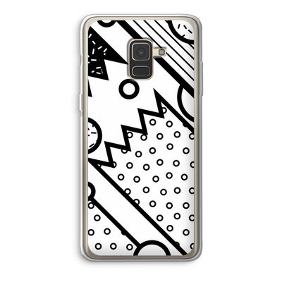 Pop Art #4: Samsung Galaxy A8 (2018) Transparant Hoesje