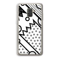 Pop Art #4: Samsung Galaxy A8 (2018) Transparant Hoesje