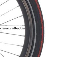 Deli Tire buitenband sa-206 18 x 1.75 zw oranje streep