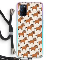 Pony: Oppo A72 Transparant Hoesje met koord