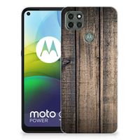 Motorola Moto G9 Power Bumper Hoesje Steigerhout