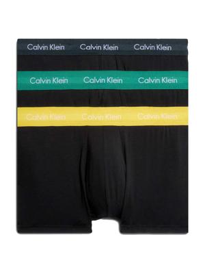 Calvin Klein - 3p Low R Trunk - Cotton Stretch - CA9, Maat:M