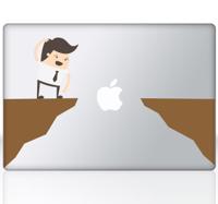 Sticker voor Macbook Springen Muursticker