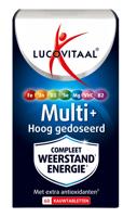 Lucovitaal Voedingssupplementen Multi+ Weerstand Hoog Gedoseerd 60Kauwtabletten