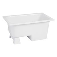 Vrijstaand bad Xellanz Kids Tub | 105x65 cm | Acryl | Glans wit