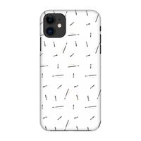 Hipster stripes: Volledig geprint iPhone 11 Hoesje