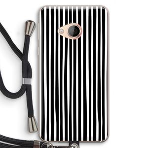 Stripes: HTC U Play Transparant Hoesje met koord
