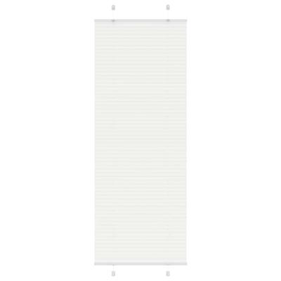 Pliss rolgordijn 80x200 cm stofbreedte 79,4 cm polyester wit