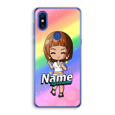 Chibi Maker vrouw: Xiaomi Mi Mix 3 Transparant Hoesje