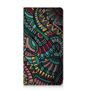 Samsung Galaxy S23 Plus Hoesje met Magneet Aztec