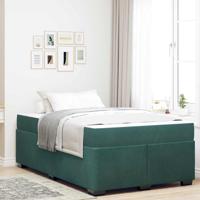 Bedframe met matras Anders Donkergroen 120 x 200 cm Fluweel