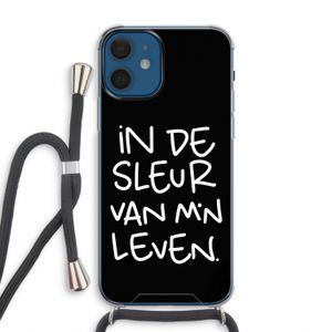 De Sleur: iPhone 12 Transparant Hoesje met koord