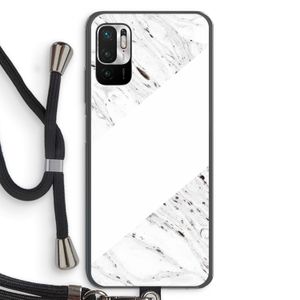 Biggest stripe: Xiaomi Redmi Note 10 5G Transparant Hoesje met koord