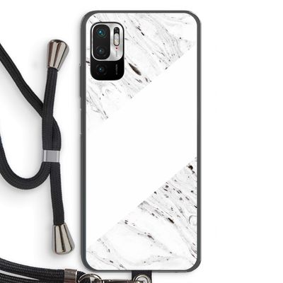 Biggest stripe: Xiaomi Redmi Note 10 5G Transparant Hoesje met koord